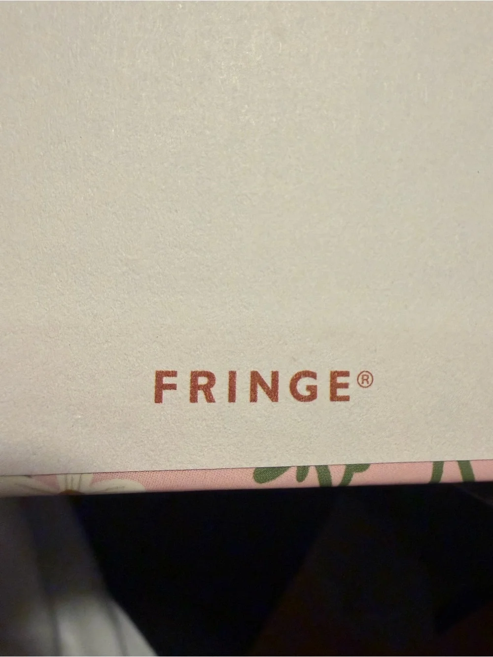 Fringe Strawberry Spiral Notepad with Gold Pen